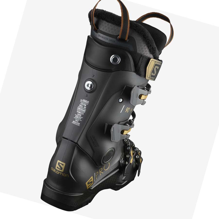 Salomon S/PRO 90 Kadın Kayak Botu Siyah | TR 2071FDN